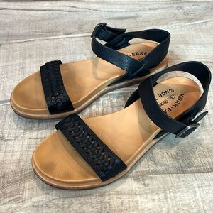 Kork-Ease leather ankle strap sandals size 6